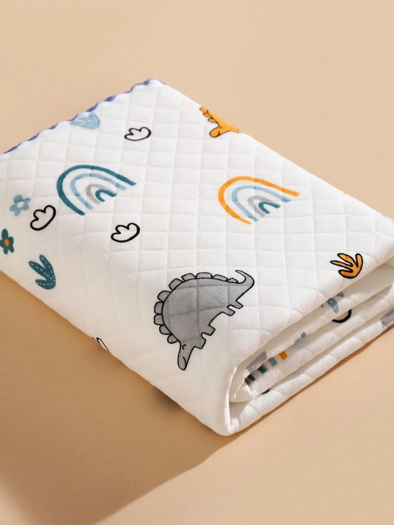 1pc Unisex Animal Printed Newborn Swaddling Blanket For Infant Boys And Girls In Spring And Autumn, Hospital Grade Fabric For Baby Shower Gift