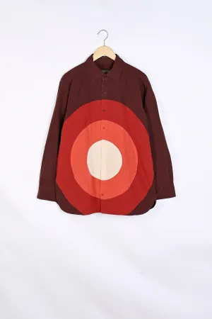 3 RONDS SHIRT - PAPER COT - MIX BURGUNDY