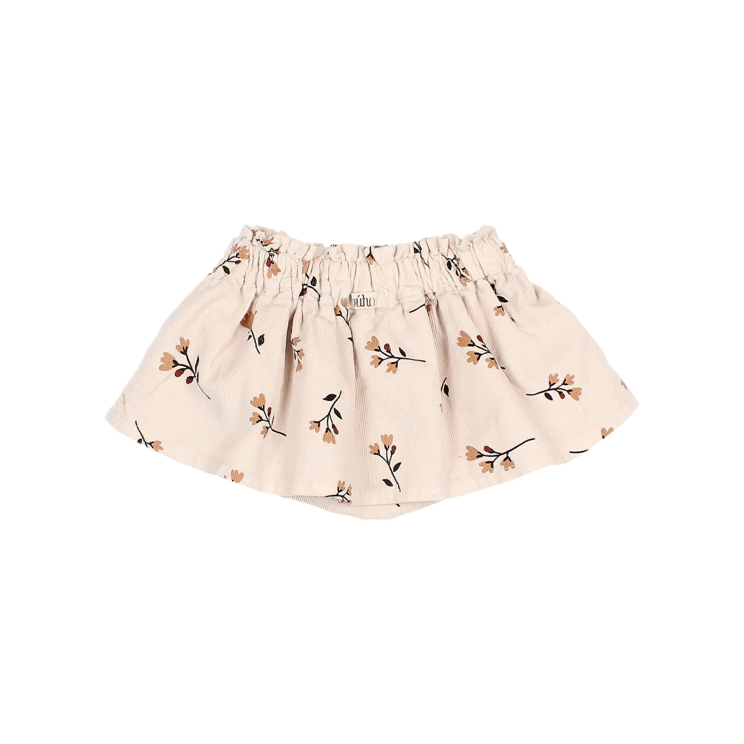 6511-FOLK SKIRT-CULOTTE-Sand