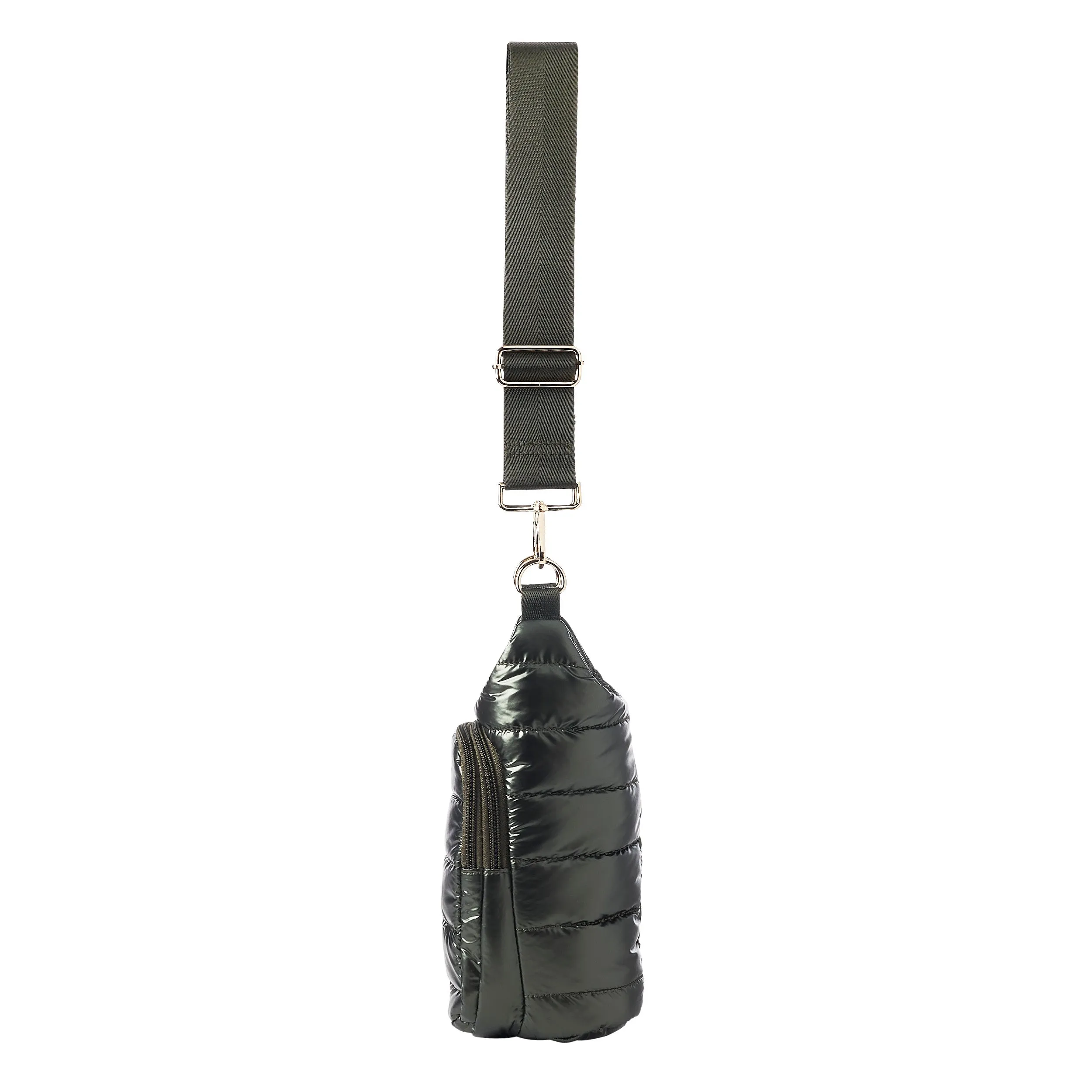 Army Green Shiny HydroBag® with Army Green Solid Strap