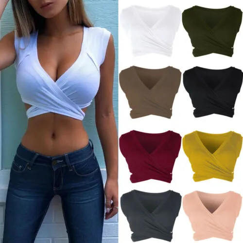 Ashley Crossover Crop Top