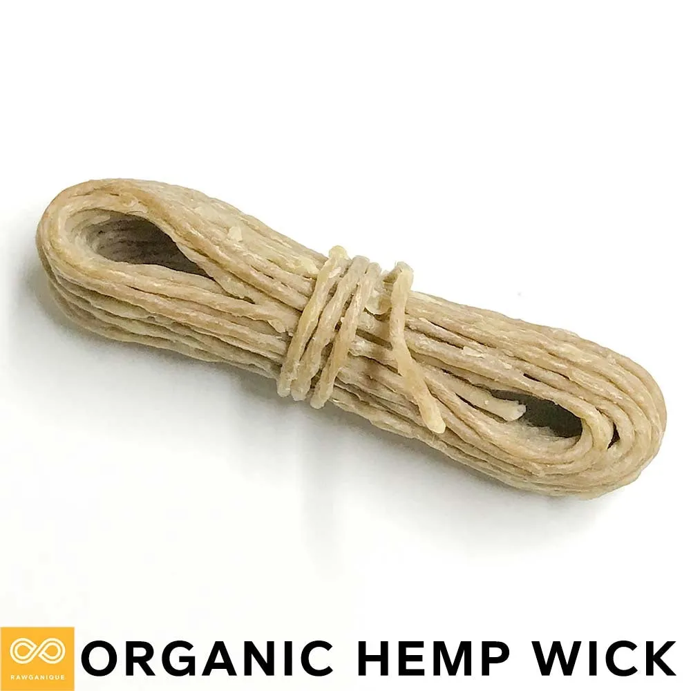 Bespoke Hand-Dipped Organic Hemp Wick (Handmade in Montana)