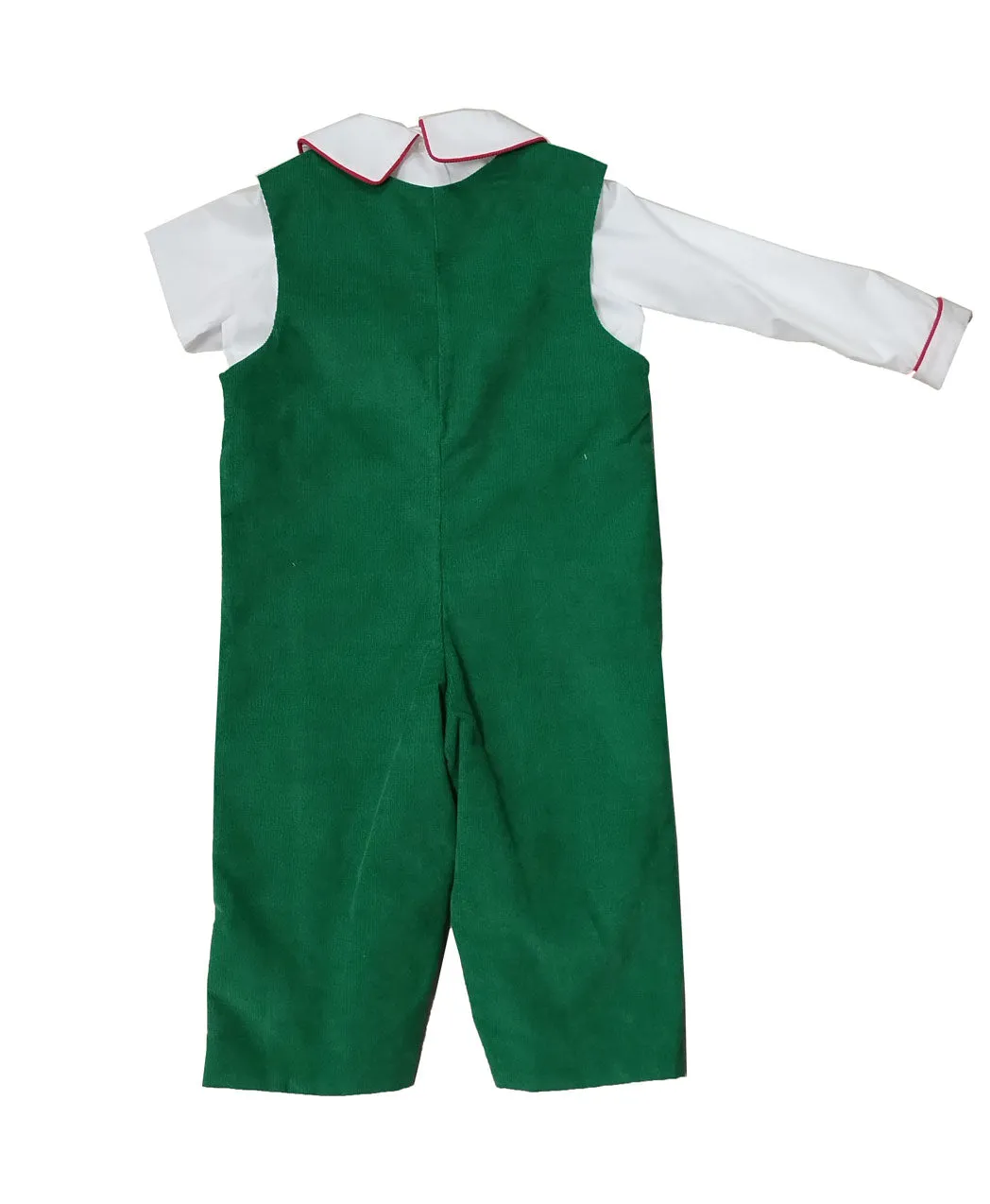 Boy's Xmas Rocking Horse Overall Set