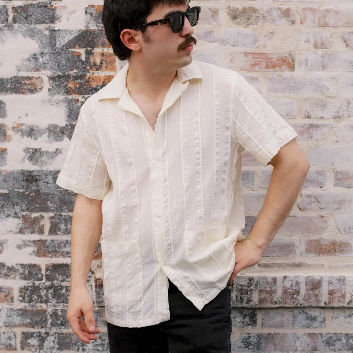 CABANA SHIRT - NATURAL ROPE CLOTH