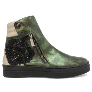 Chat - Military Green ankle boot- LAST PAIR 37