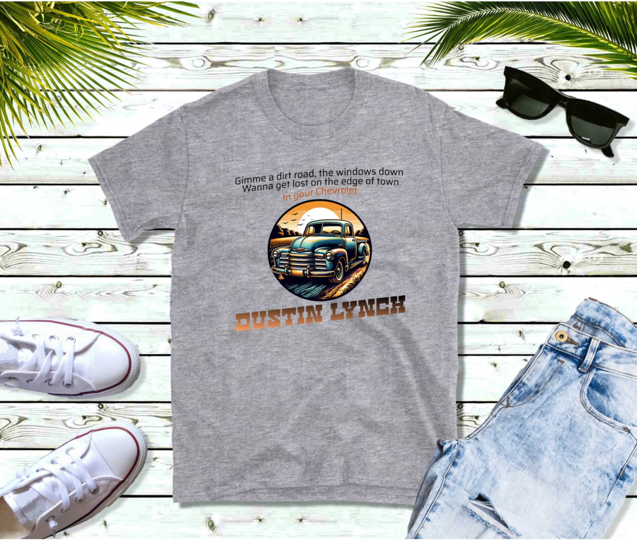 Chevrolet Lyric T-Shirt, Country Shirt, Tour Shirt, Festival Tee, Western T-shirt, Music Shirt, Concert T-Shirt, Casual Streetwear