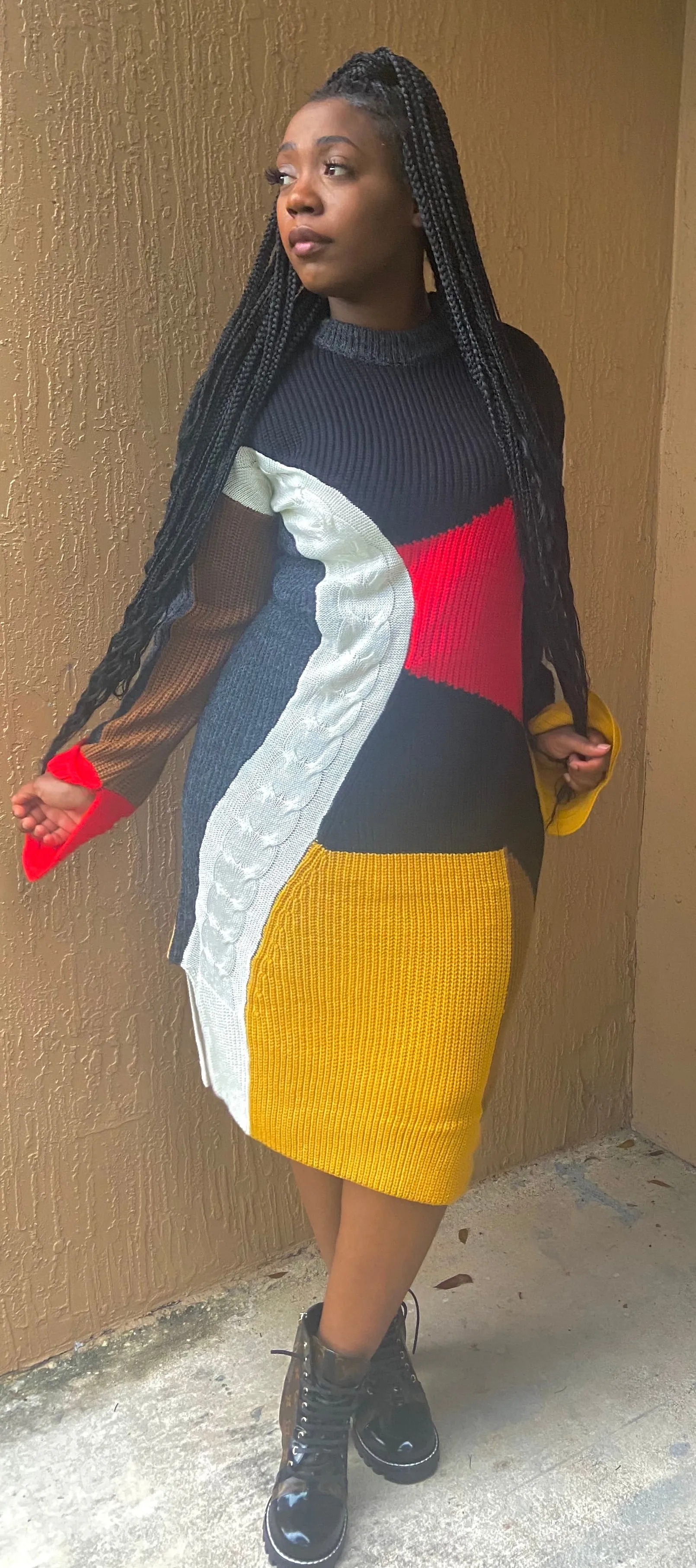 Color Block Dress