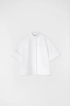 Cotton And Silk Poplin Shirt