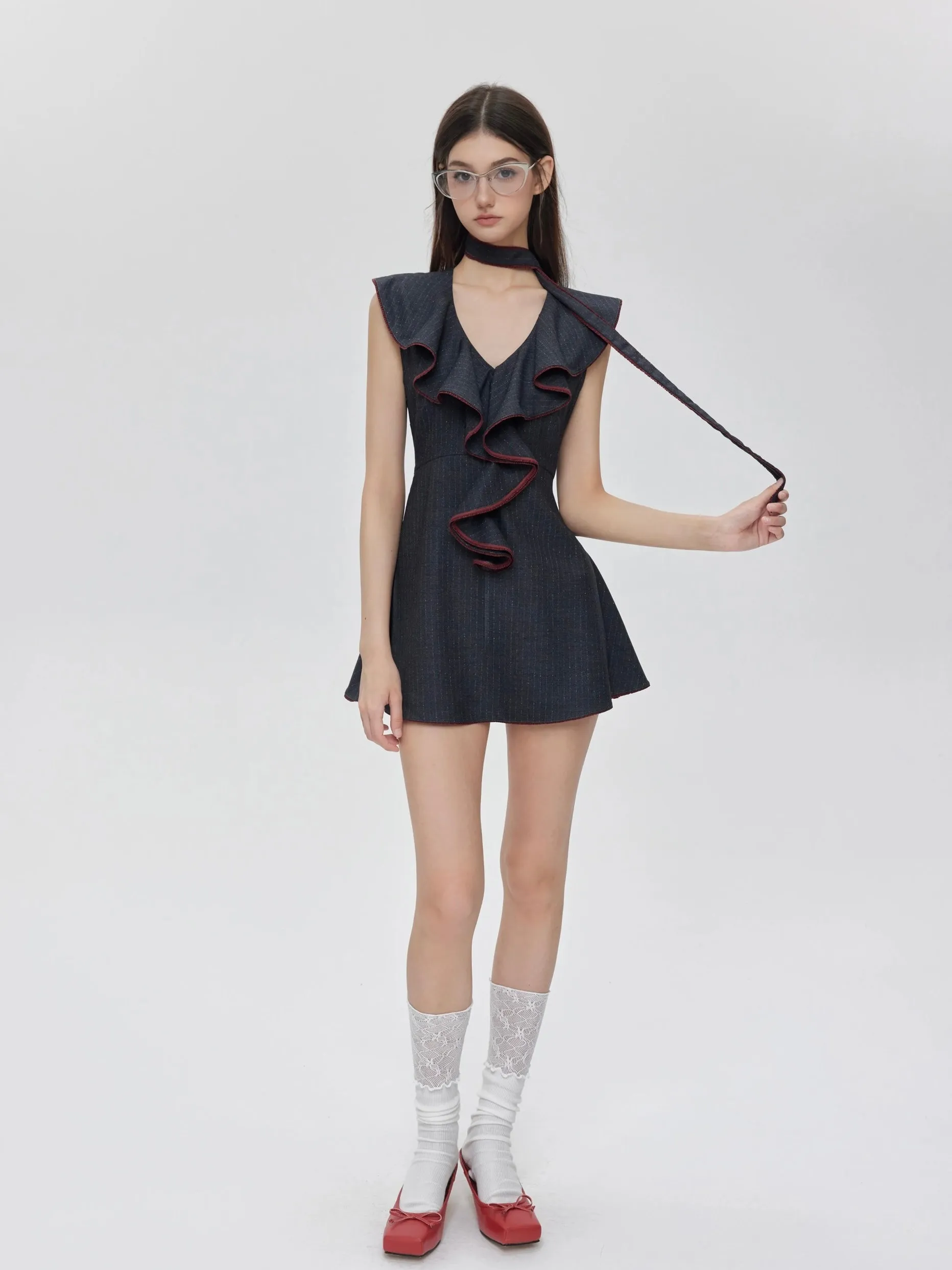 [Customizable] Campus Chic My First Suit Mini Dress