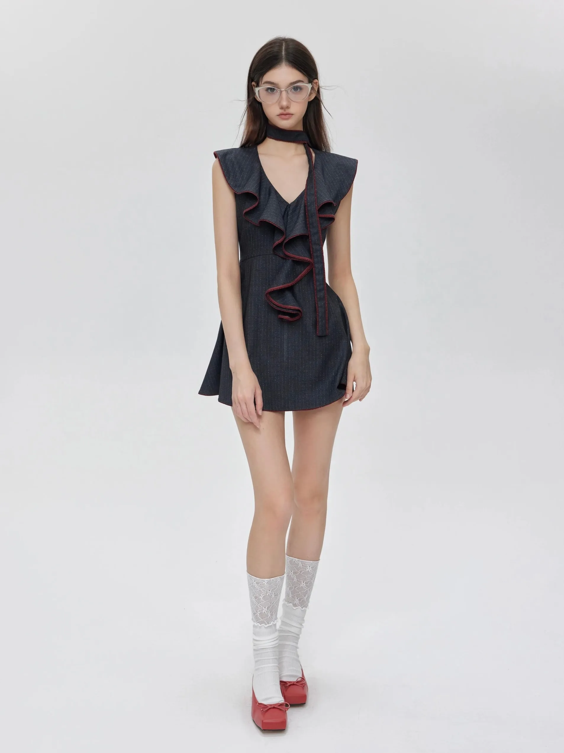 [Customizable] Campus Chic My First Suit Mini Dress