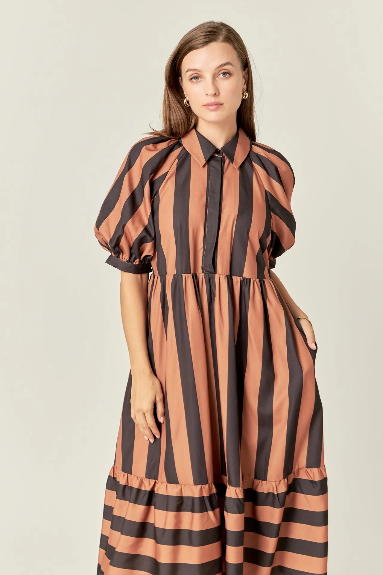 English Factory - Bold Stripe Dress