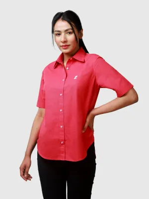 HEMP Shirt: Red Pink