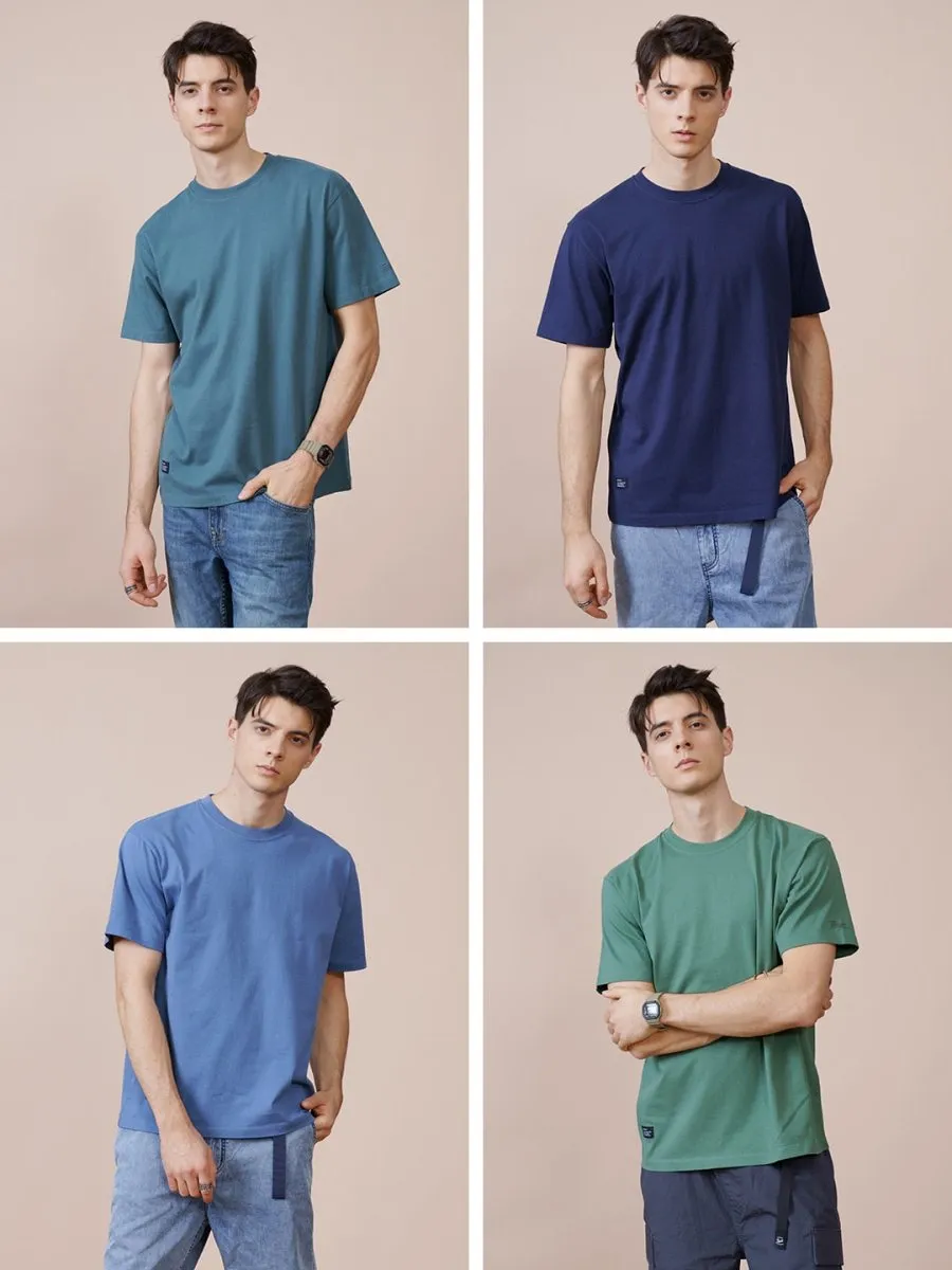 High Quality Solid Color Cotton T-shirt