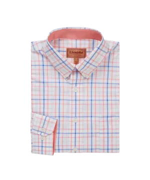 Holkham Classic Shirt - Flamingo/Cloud/Blue