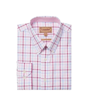 Holkham Classic Shirt - Pink/Blue/Raspberry Check