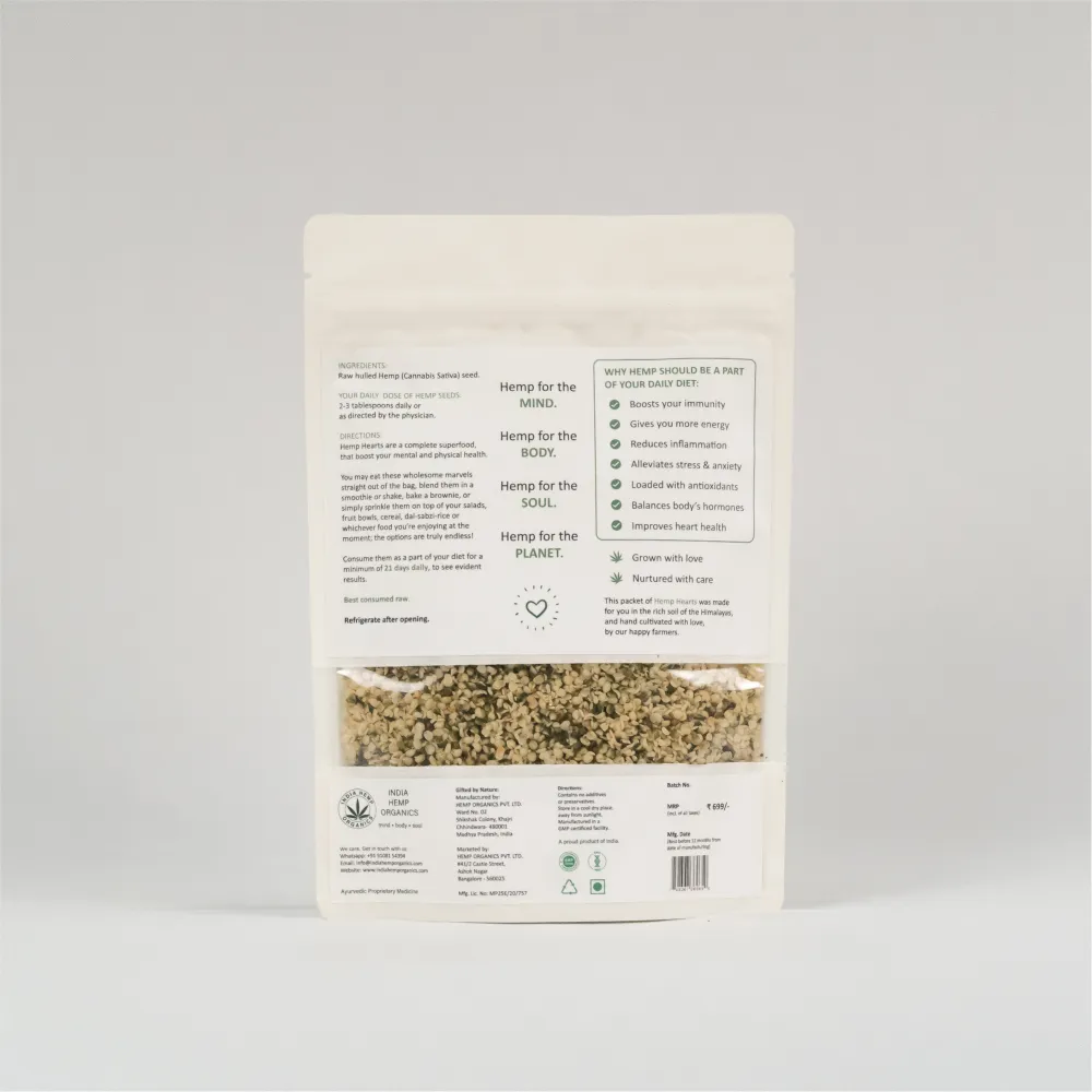 India Hemp Organics Hemp Hearts for Dogs and Cats