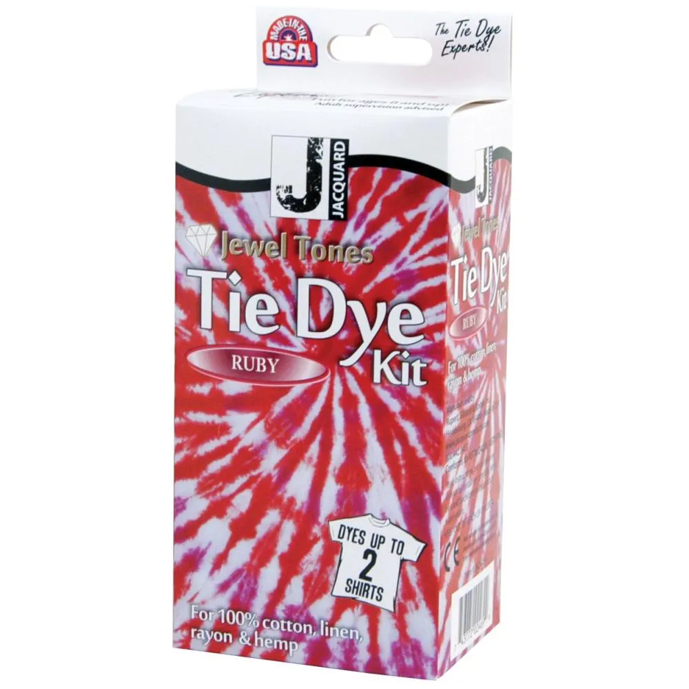 Jacquard Jewel Tones Tie-Dye Kit Ruby