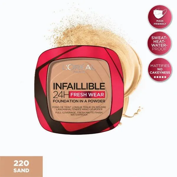 L'oreal Paris - Infaillible 24H Fresh Wear Foundation in a Powder