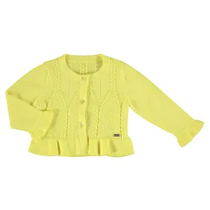 MAYORAL - Toddler SS21 Cardigan - Lemon