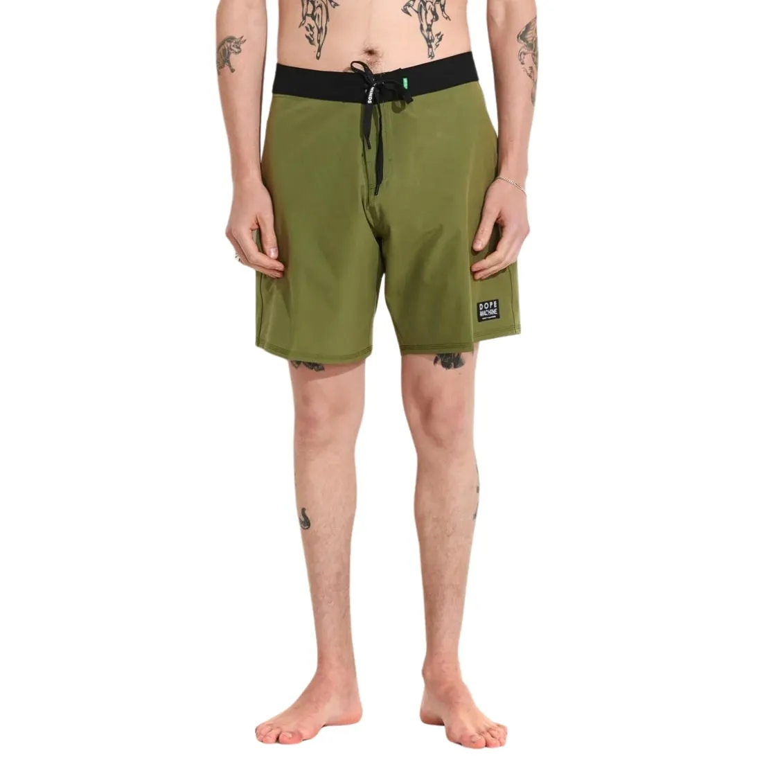 Misfit Dope Machine 18" 50-30 Boardshorts - Army Green