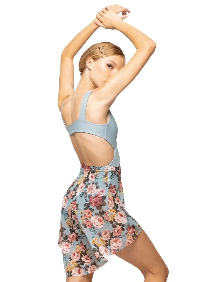 ON SALE Mid High-Low Mesh Pull-On Skirt (Rhapsody Misty Blue)