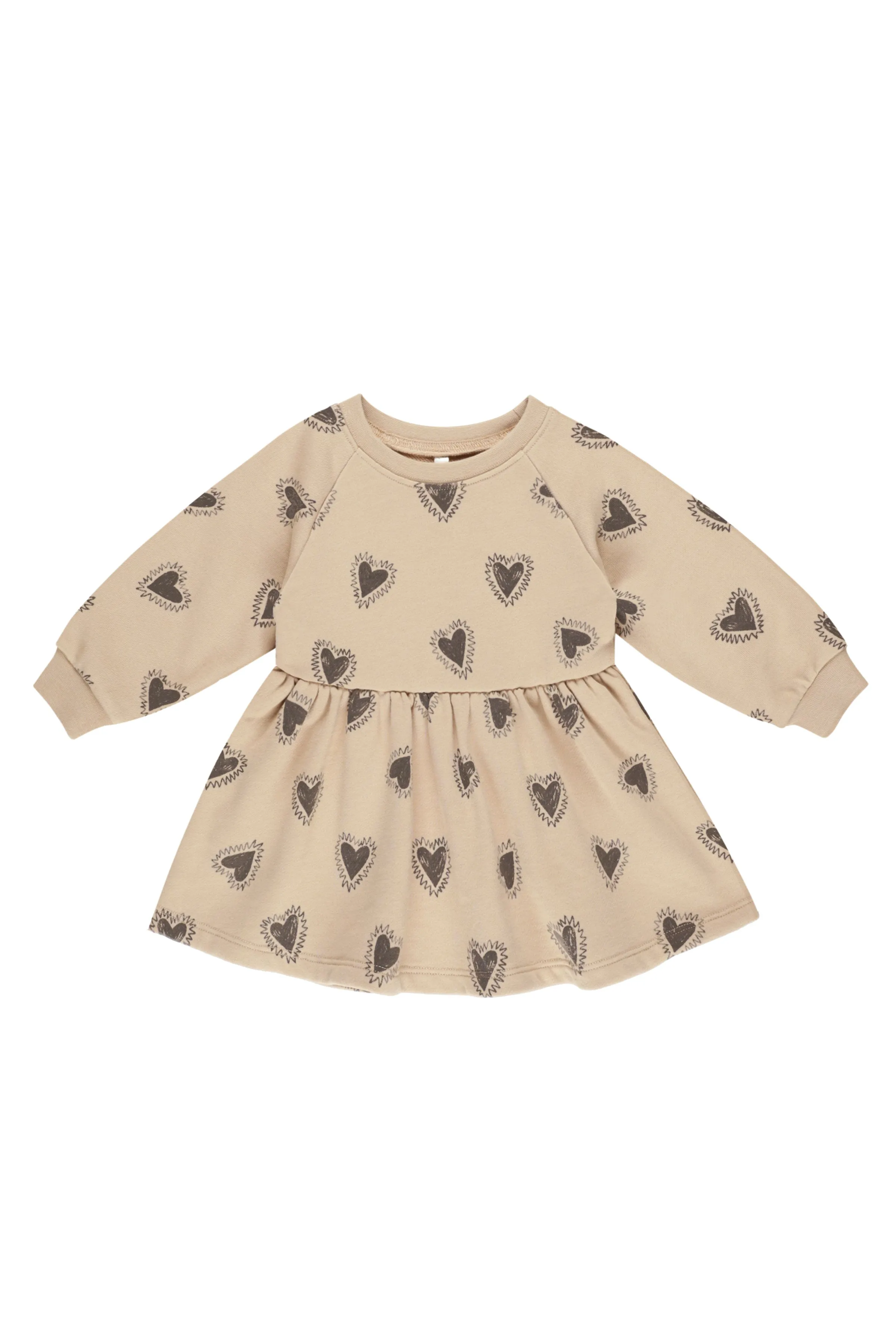 Raglan Dress (Hearts)