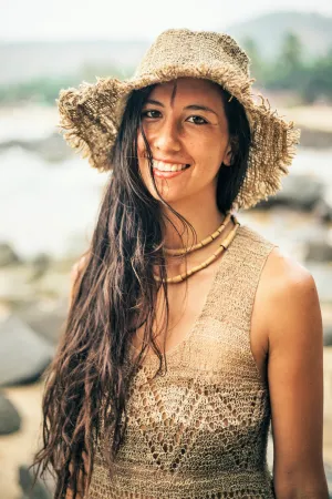 Raw Himalayan Wild Hemp Hat