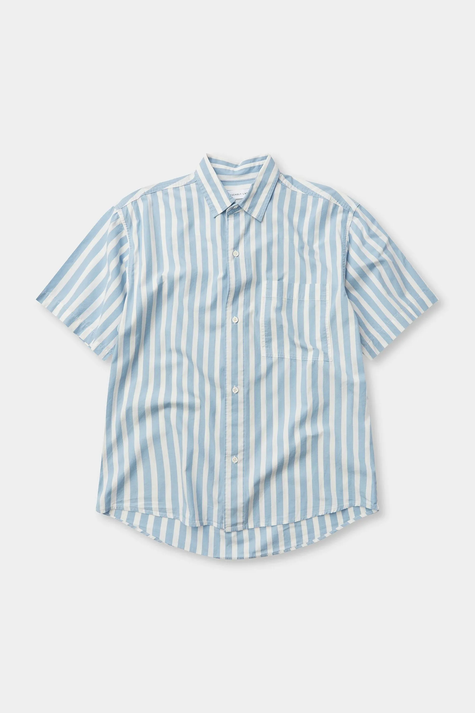 Re-Worn Mens Simon Poplin Short Sleeve Shirt