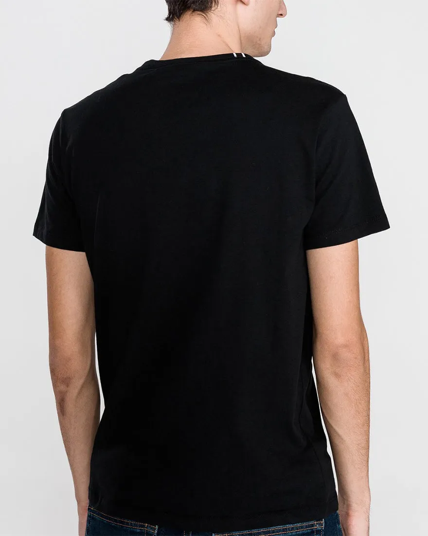 REPLAY M35972660 BLACK CREW T-SHIRT