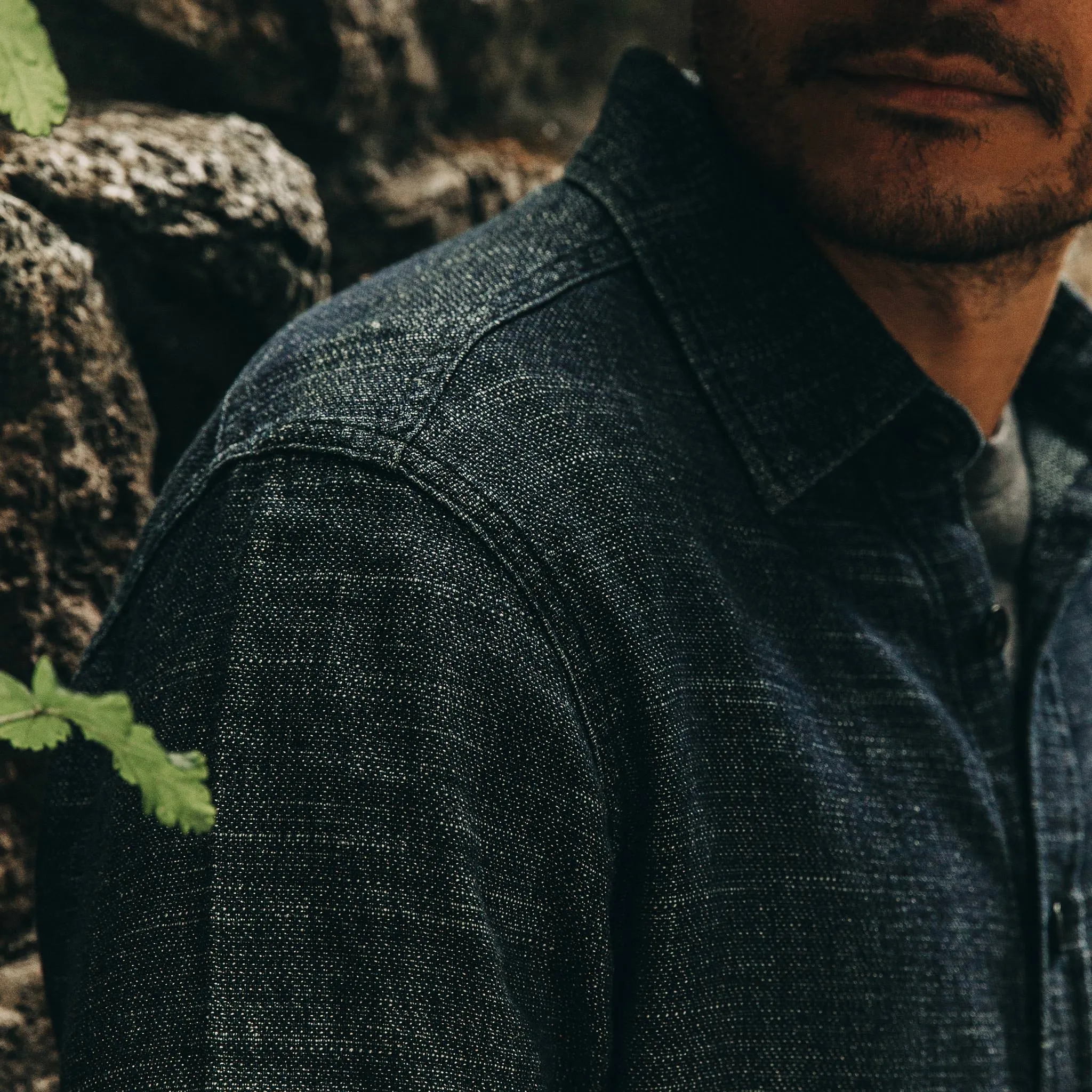 The Cash Shirt in Indigo Hemp