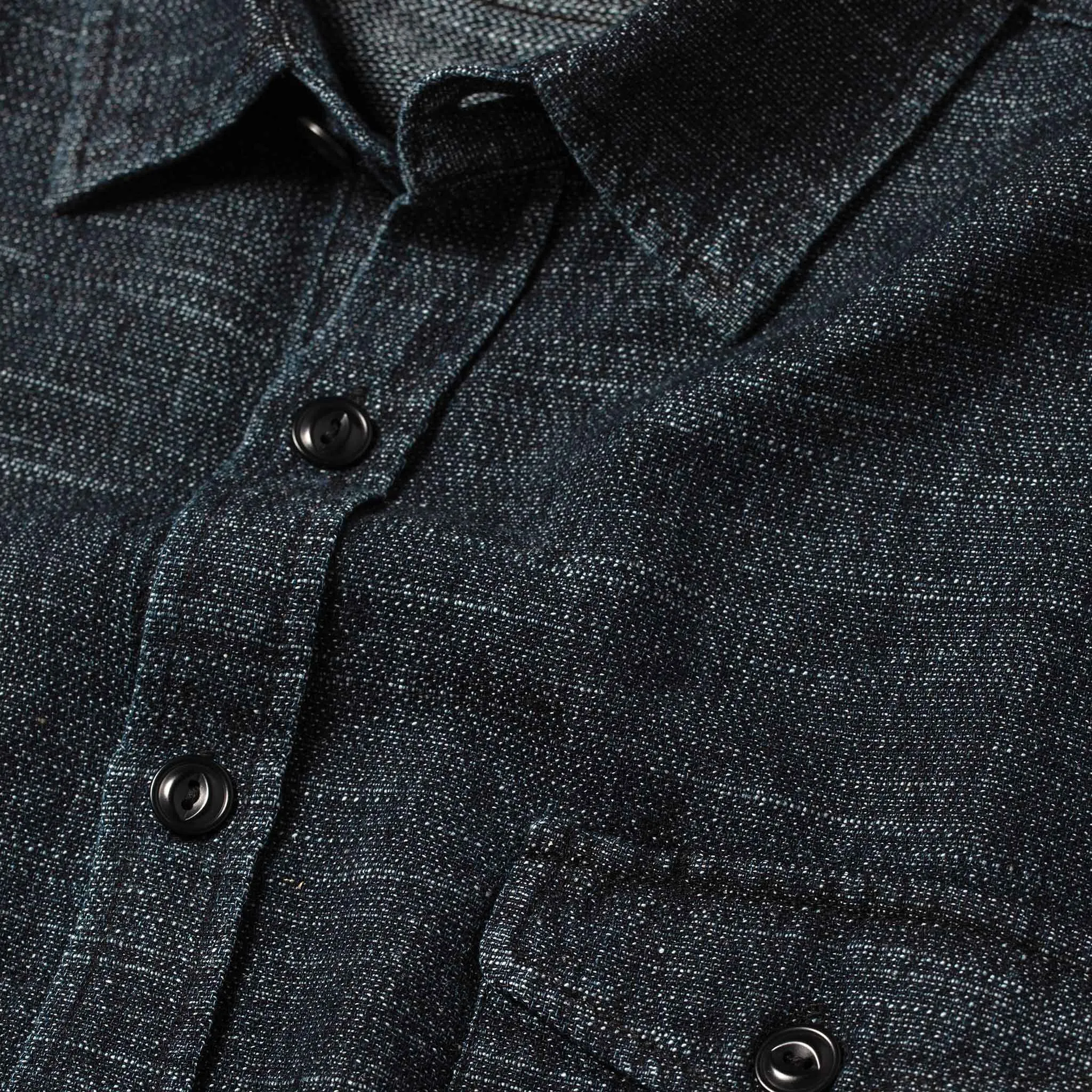 The Cash Shirt in Indigo Hemp