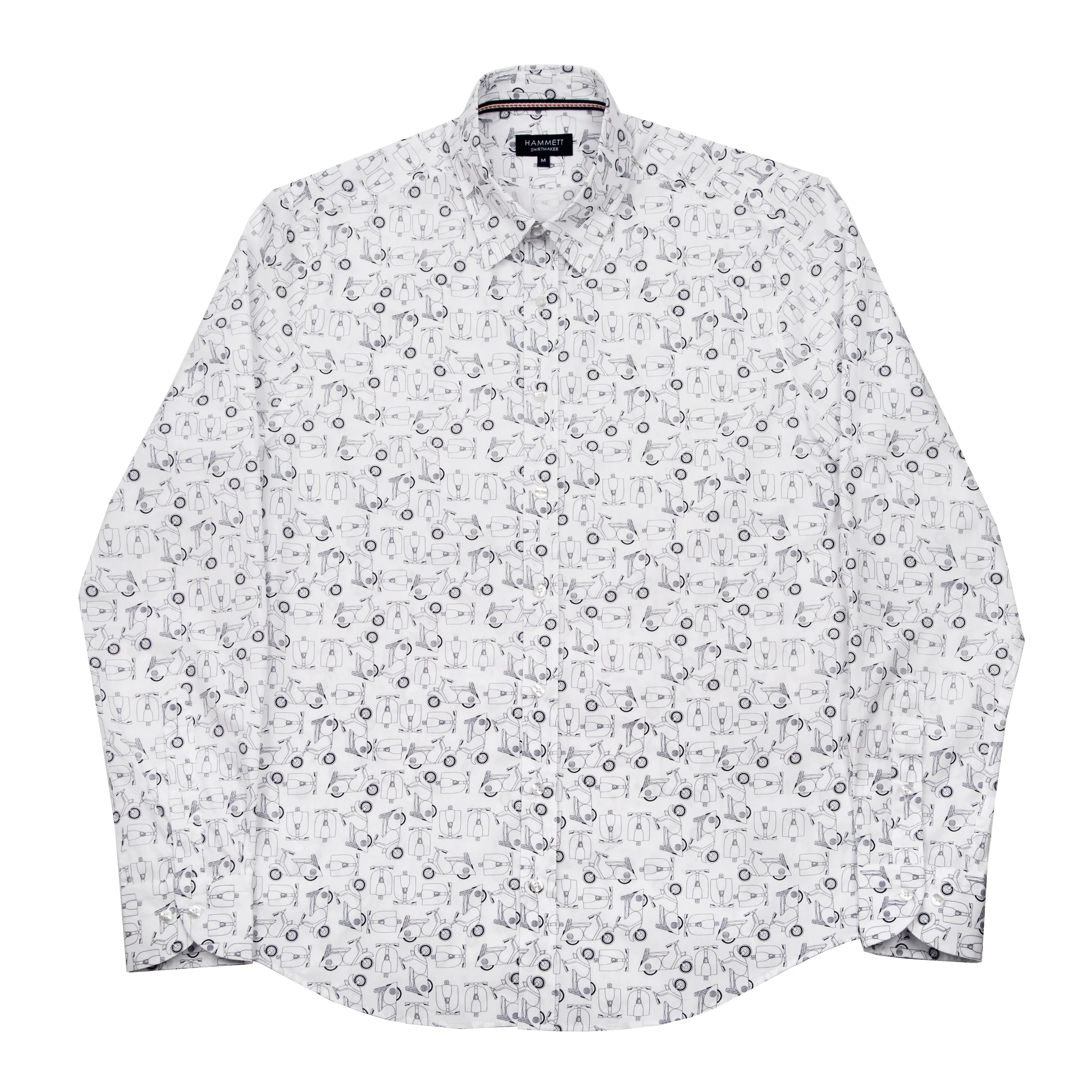 The MILANO men's moped print shirt