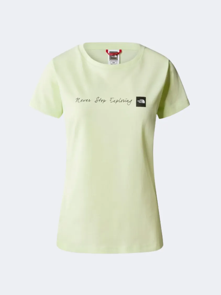 The North Face Nse Women Lifestyle T-Shirt Lime Cream