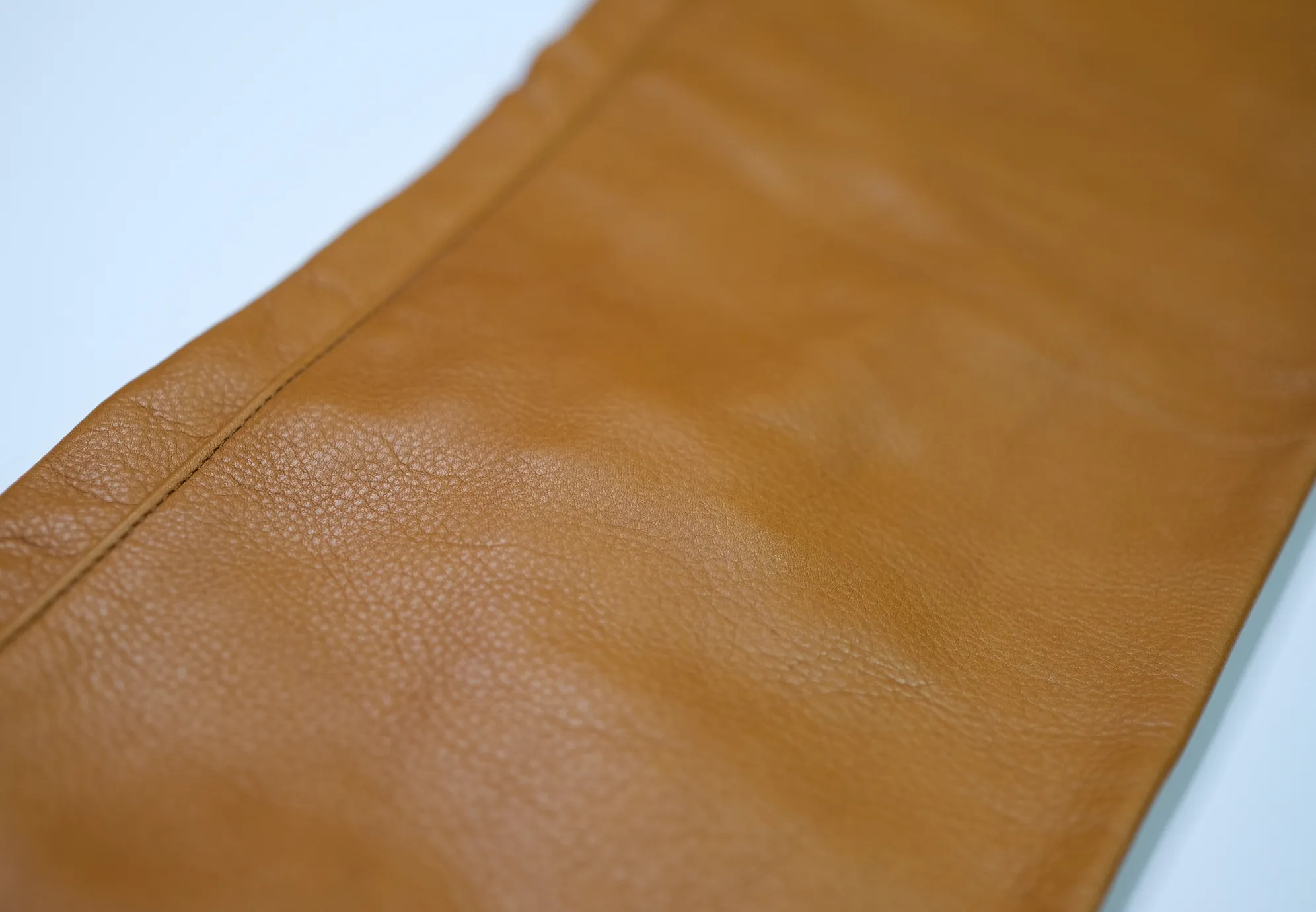 The Shop Vancouver Camel Steerhide Leather Pants