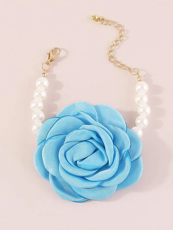 Three-Dimensional Flower Bracelet Accessories