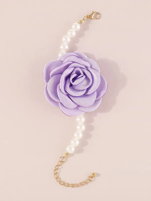 Three-Dimensional Flower Bracelet Accessories