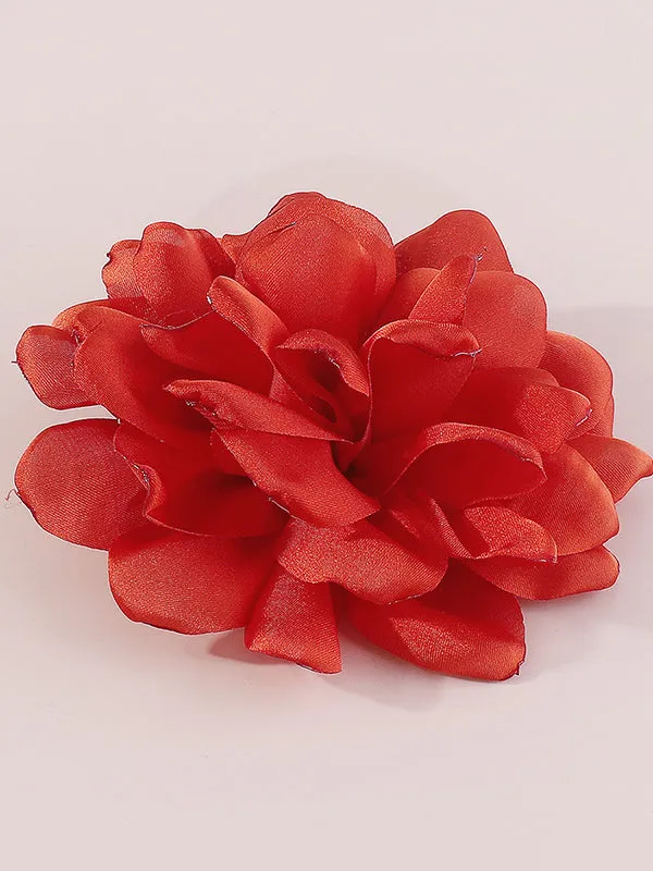 Three-Dimensional Flower Brooch Accessories