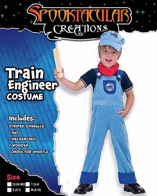 Train Engineer Costume Role Play Cosplay - Child