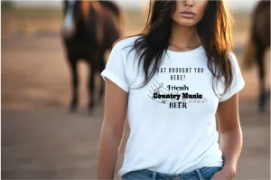 What Brought You Here? Friends, Country Music, Beer T-Shirt, Music T-Shirt, Tour T-Shirt, Festival T-Shirt, Concert T-Shirt